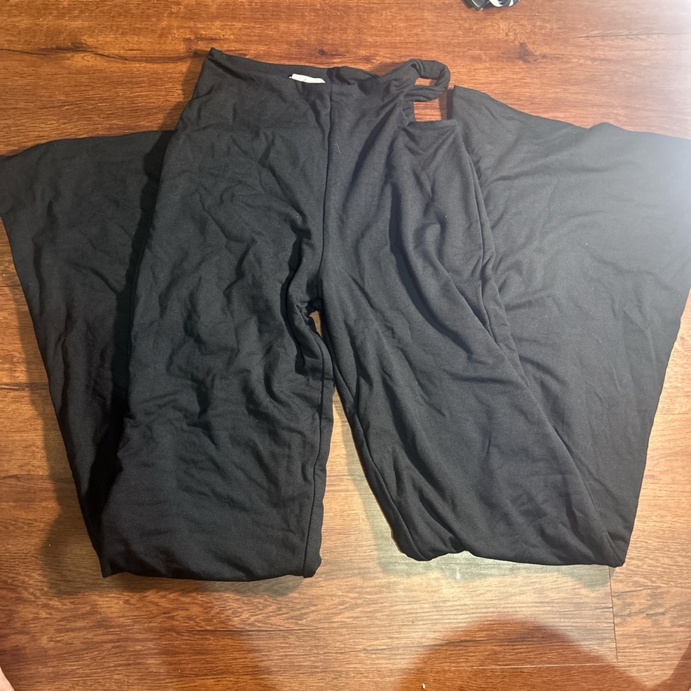 Black Oh Polly Flare Pants